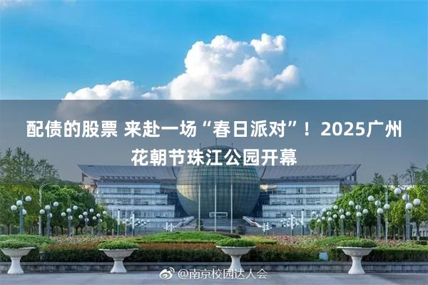 配债的股票 来赴一场“春日派对”！2025广州花朝节珠江公园开幕