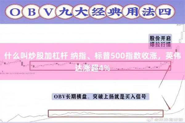什么叫炒股加杠杆 纳指、标普500指数收涨，英伟达涨超4%