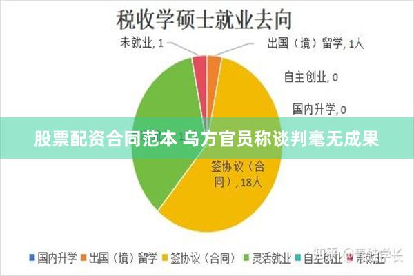 股票配资合同范本 乌方官员称谈判毫无成果